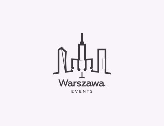 Projekt graficzny logo dla firmy online warszawa events